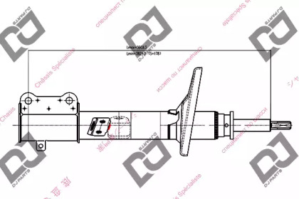 Амортизатор DJ PARTS DS1012GS